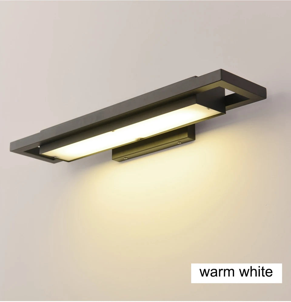Outdoor Entryway Wall Lights Black Porch Lamp Waterproof Street Fixtures IP65 Garden Sconces for Doorway Corridor Balcony Garage