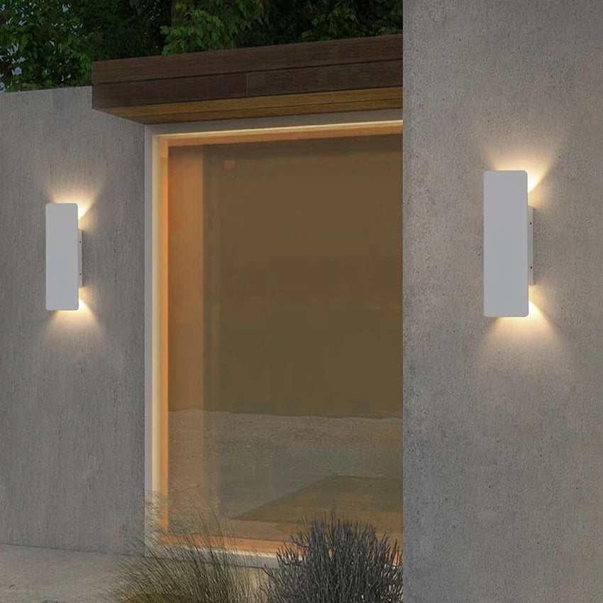 Outdoor Wall lamp Indoor Sconce Fixture Waterproof Wall Light Upper and Lower Luminous Lamps Lighting Decoration AC90-260V