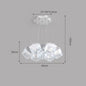 Home Bedroom Model Room Lamp Nordic Star Dining Room Chandelier