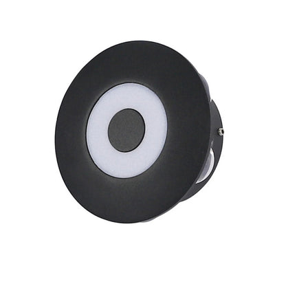 Modern Waterproof Wall Lamp White 6000K Warm White 3000K Outdoor Garden LED Circular Courtyard Exterior Doorway Light