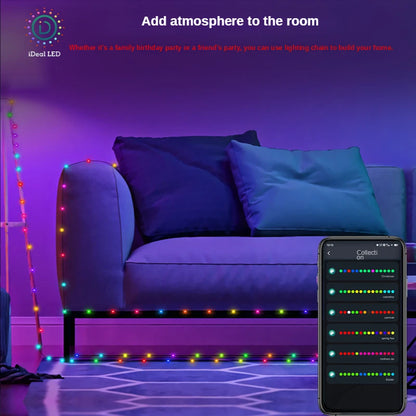 10M Smart Lamp Strip USB Magic Leather Wire Light Garland DIY LED Light String IP65 Indoor Outdoor Decor Lights For Ideal APP