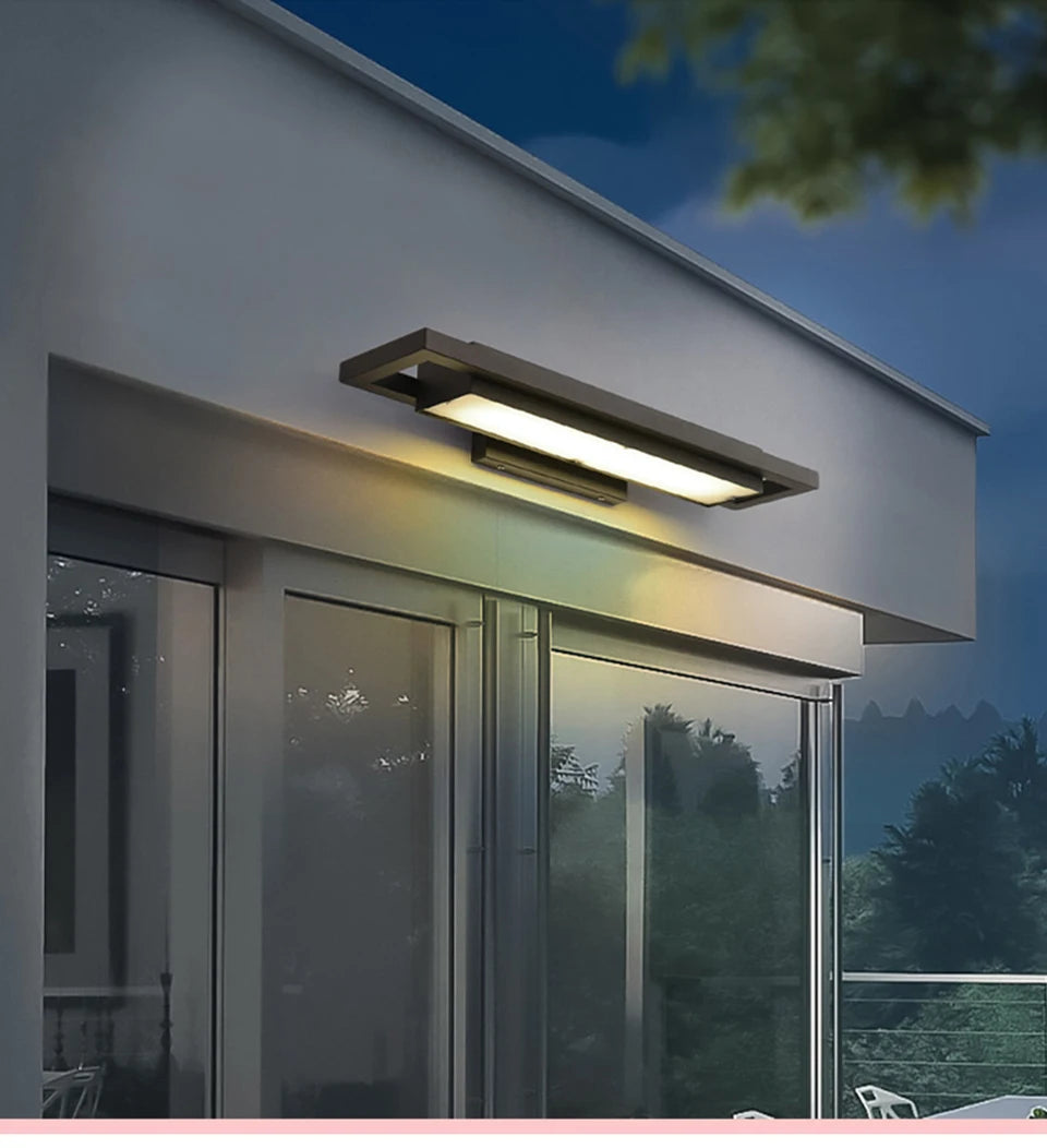 Outdoor Entryway Wall Lights Black Porch Lamp Waterproof Street Fixtures IP65 Garden Sconces for Doorway Corridor Balcony Garage