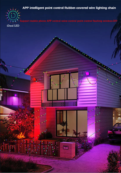 10M Smart Lamp Strip USB Magic Leather Wire Light Garland DIY LED Light String IP65 Indoor Outdoor Decor Lights For Ideal APP