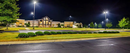 LED Parking Lot Lights with Dusk to Dawn Slip Fitter, Led Parking Lot Lights Outdoor