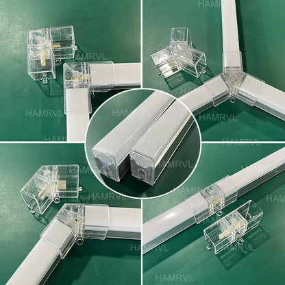 Garage Light Hexagon Lights lamp 110V-240V Led Tube Honeycomb Ceiling Lighting For Auto Car Body Repair Led Workshop Cutomized