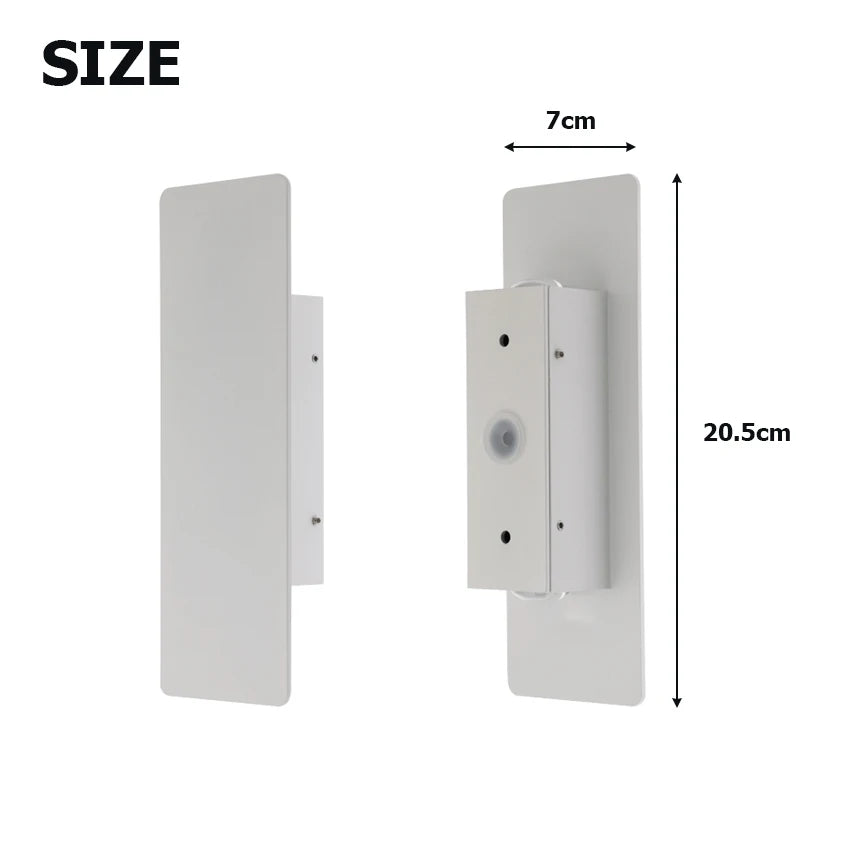 Outdoor Wall lamp Indoor Sconce Fixture Waterproof Wall Light Upper and Lower Luminous Lamps Lighting Decoration AC90-260V