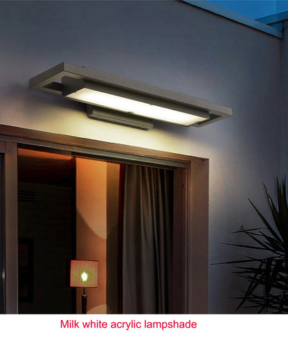 Outdoor Entryway Wall Lights Black Porch Lamp Waterproof Street Fixtures IP65 Garden Sconces for Doorway Corridor Balcony Garage