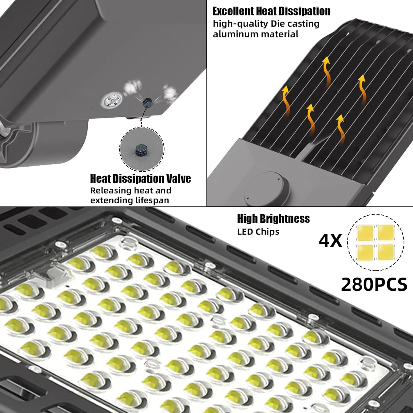 LED Parking Lot Lights with Dusk to Dawn Slip Fitter, Led Parking Lot Lights Outdoor