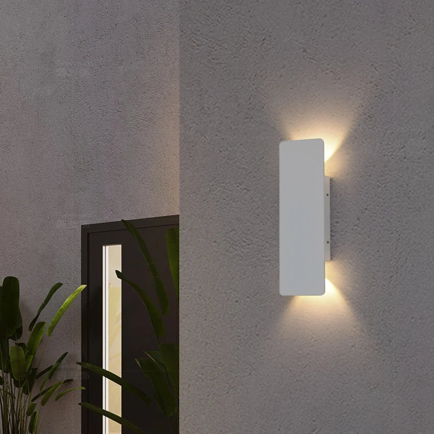 Outdoor Wall lamp Indoor Sconce Fixture Waterproof Wall Light Upper and Lower Luminous Lamps Lighting Decoration AC90-260V