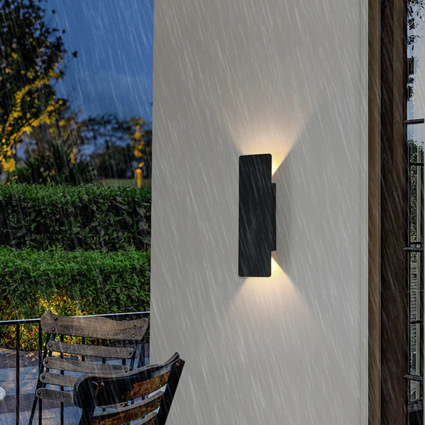 Outdoor Wall lamp Indoor Sconce Fixture Waterproof Wall Light Upper and Lower Luminous Lamps Lighting Decoration AC90-260V
