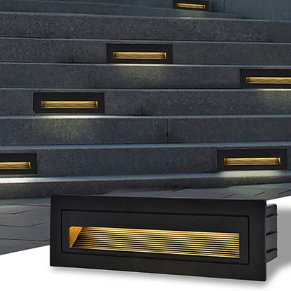 3W 6W LED Indoor Outdoor Recessed Stair Light Step Lamp Path Lights Waterproof Embedded Wall Lamp Wall Corner Underground Lamp