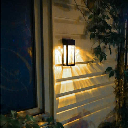 LED Solar Wall Lamp Villa Entrance Garden Lamp High-end Modern Style Courtyard Decoration Outdoor Waterproof Solar Street Light
