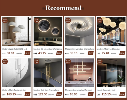 Modern Stair Led Chandeliers Lighting Home Decor Living Room Pendant Lights Duplex Villa Lamparas Loft Hanging Lamp Luminaria