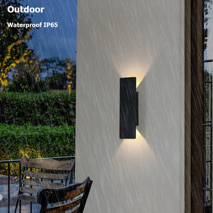 Outdoor Wall lamp Indoor Sconce Fixture Waterproof Wall Light Upper and Lower Luminous Lamps Lighting Decoration AC90-260V