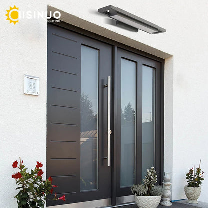 Outdoor Entryway Wall Lights Black Porch Lamp Waterproof Street Fixtures IP65 Garden Sconces for Doorway Corridor Balcony Garage