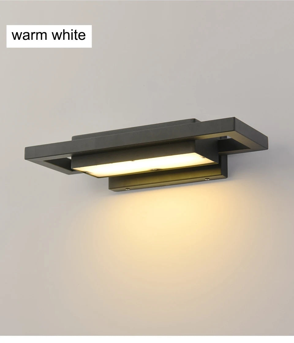 Outdoor Entryway Wall Lights Black Porch Lamp Waterproof Street Fixtures IP65 Garden Sconces for Doorway Corridor Balcony Garage