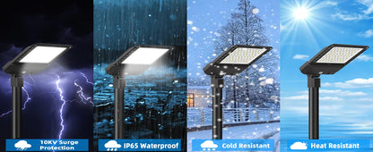 LED Parking Lot Lights with Dusk to Dawn Slip Fitter, Led Parking Lot Lights Outdoor