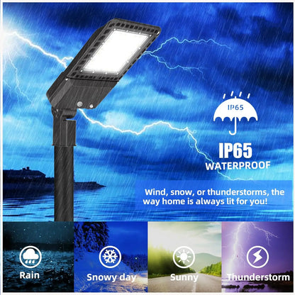 LED Parking Lot Lights with Dusk to Dawn Slip Fitter, Led Parking Lot Lights Outdoor