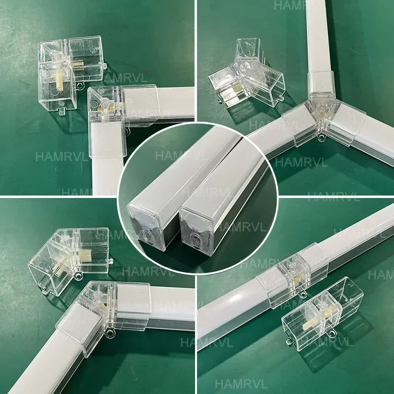 Garage Light Hexagon Lights lamp 110V-240V Led Tube Honeycomb Ceiling Lighting For Auto Car Body Repair Led Workshop Cutomized